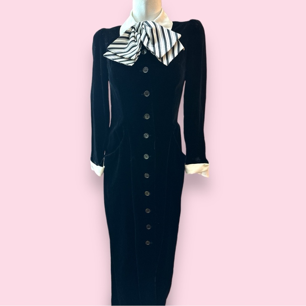 Long Velvet overcoat/dress
